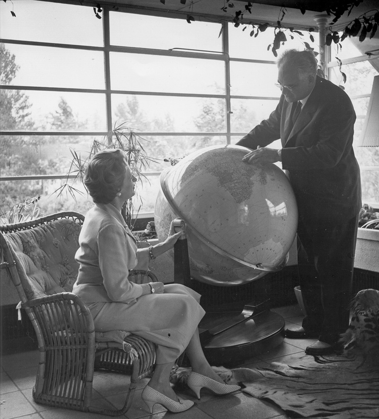 Mads Clausen, hier mit Gattin Bitten Clausen (heute...