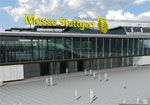 Der zukünftige Haupteingang der neuen Messe in Stuttgart.......