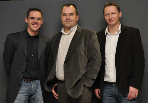Benjamin Hettel, Holger Reith und Thorsten Koeppe (v.l.n.r.)...