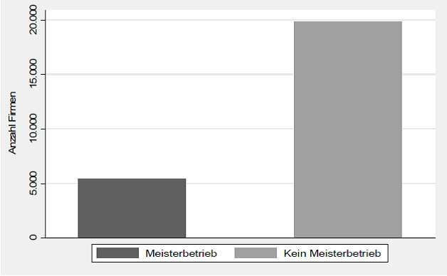 Meisterliche und nichtmeisterliche Handwerksunternehmen...