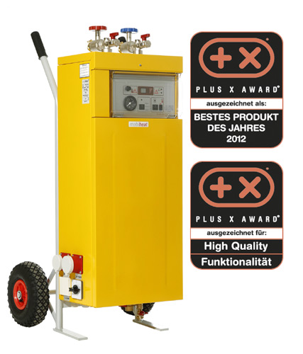 Bei Miete eines Elektroheizmobils (3 bis 40 kW) gibt...