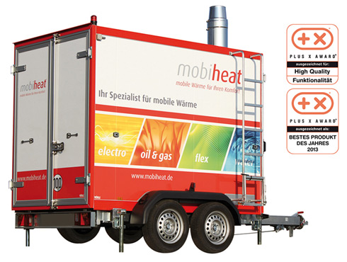 Bei Miete einer mobilen Heizzentrale bis 600 kW erhalten...