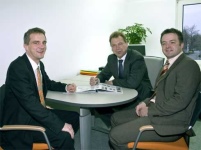  Möhlenhoffs OEM-Vertriebsteam. (vlnr: Michael Petersen,.......