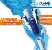 1 System mit 4 Verbindungen für 1 Rohr, damit erhält.......