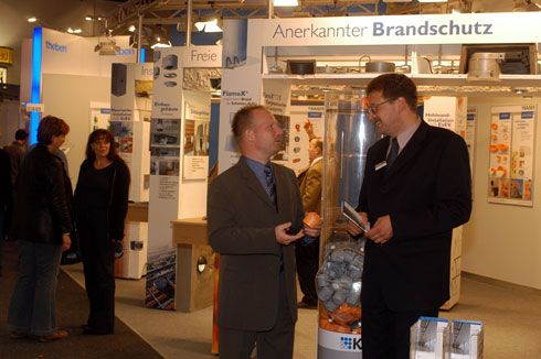 Rege Diskussionen auf der Fachmesse im letzten Jahr...