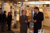 Rege Diskussionen auf der Fachmesse im letzten Jahr.