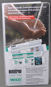 Die neue Version des Oventrop / Wilo Datenschiebers vereinfacht die Schnellauslegung von Trinkwarmwasser-Zirkulationsleitungen und -pumpen deutlich.