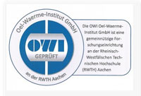 Mit diesem Qualitätssiegel zertifiziert das OWI Brennstoffadditive,.......