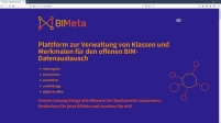 BIMeta ist die einheitliche Sprache der Baubranche.......