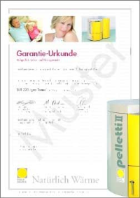  Paradigma hat Vorkehrungen dafür getroffen, dass sich Kunden in den nächsten 5 Jahren ab der Inbetriebnahme ihres Paradigma Holzpellets-Kessels Pellettis keine Sorgen um eine unkalkulierbare Preisentwicklung oder gar um die Verfügbarkeit des Brennstoffes Holzpellets machen müssen.