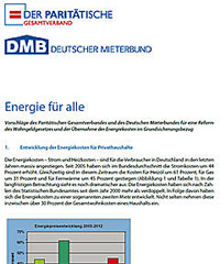 Vorschläge des Paritätischen Gesamtverbandes und des.......