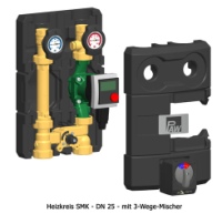 Heizkreis SMK - DN 25 - mit 3-Wege-Mischer Foto: PAW