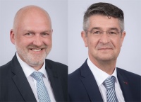 Die neuen Pluggit Mitarbeiter: Joachim Hengsteler (li), neuer Regionalleiter Süd und Objektmanager Süd und Martin Rieger (re) als Verkaufsberater für das Gebiet Allgäu und Bayerisch-Schwaben. Bild: Pluggit