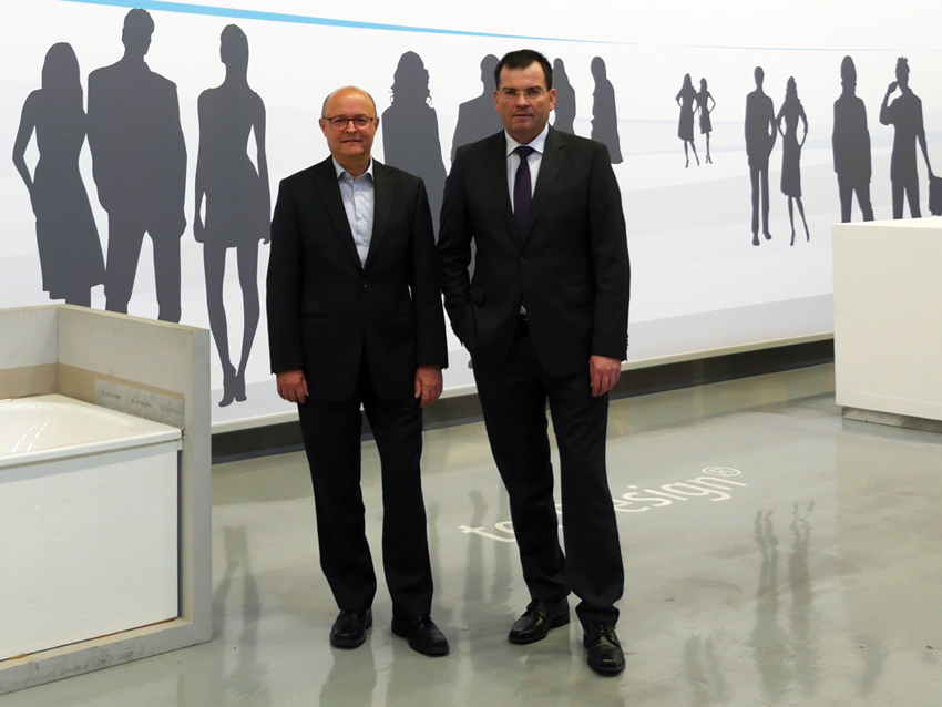Heinz-Joachim Schönberger-Messer und Franz David (v.l.n.r.),...