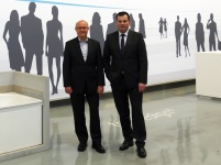 Heinz-Joachim Schönberger-Messer und Franz David (v.l.n.r.),.......