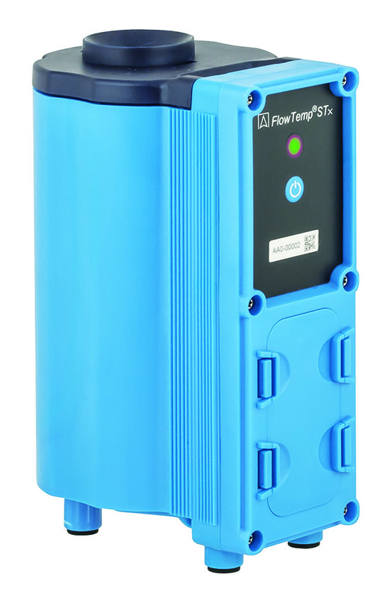 Das neue CAPBs®-Sensormodul FlowTemp® STx misst den...