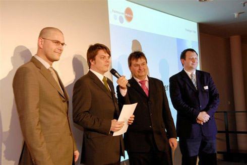 Die Gewinner des proKlima-Sonderpeises(von li nach...