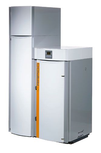 Bei RAPIDO sofort lieferbar – der Pelletkessel KP100...