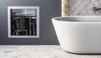 Eine Besonderheit der ratiotherm Wohnungsstation EWS stellt das einzigartige, integrierte Leckage-Überwachungssystem dar, mit dessen Hilfe sich Wasserschäden und die damit verbunden hohen Kosten ganz einfach verhindern lassen. Bei geringsten Undichtigkeiten im gesamten Bereich der Wohnungsstation und des Kalt- und Warmwassernetzes in der Wohnung wird sofort ein Alarm ausgelöst.