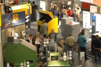 In Halle 1 ist das Thema Bioenergie angesiedelt: Hier findet der Besucher unter dem Schwerpunkt „IHE® HolzEnergie“ alles zum Thema Energiegewinnung aus Holz. Die IHE® hat sich zum europäischen Treffpunkt der Holzenergiebranche etabliert. Foto: REECO