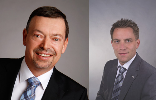 André Schweitzer (li) und Swen Kirchhoff (re). Bild:...