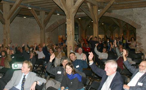 Teilnehmer der RegioSolar-Konferenz 2005 in Fürstenfeldbruck...