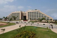 Der neue IT-Campus von Infosys in Hyderabad. Bild:.......