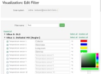 <b>Filter:</b> Stellen Sie eine Auswahl von Ihnen gewünschter Datenpunkte zusammen und nutzen Sie diese in Ihren Downloads, Live-Daten-Anzeigen und Diagrammen. <br /><br />