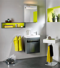 „Lemon“ ist die Trendfarbe schlechthin! Badmöbel in.......