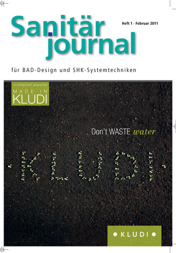 Das Sanitärjournal schließt den Themenkreis von Materialien...