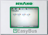 Schakos EasyBus bietet Überwachung und Ansteuerung.......