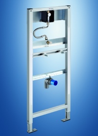 Schell Urinal-Montagemodul Compact. Foto: Schell