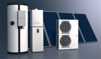 Beim neuen solargeführten regenerativen Heizsystem.......