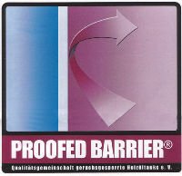 Das "Proofed Barrier"-Logo der neuen Qualitätsgemeinschaft.