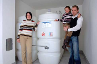 Die neuen Heizöltanks von Schütz verfügen über eine sichere Geruchsbarriere und bieten mehr Platz im Haus für die ganze Familie.