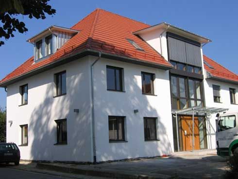 Das neue Rathaus in Rudelzhausen – geheizt wird nicht...