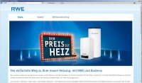 Achtung, brutaler Wortwitz: So wirbt RWE mit Buderus im Netz für den Heizungstausch…<br />Bild: www.rwe.de