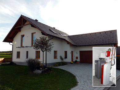 BU: In diesem Niedrigenergiehaus mit 200 m<sup>2</sup>...