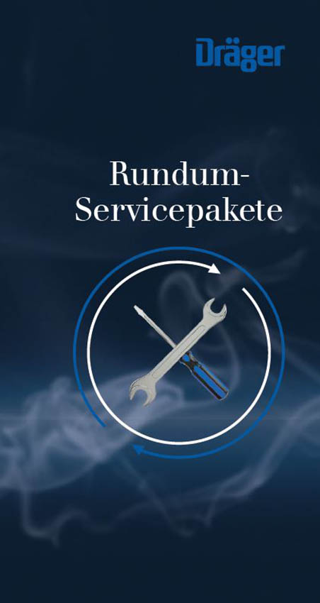 Die Rundum-Servicepakte mit Sorglosgarantie von Dräger...