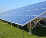 Solarmodule im Solarpark Pocking 