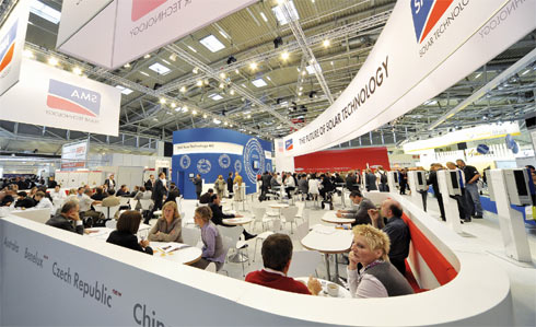 Die Intersolar Europe hat am 09.06.2010 auf der Neuen...