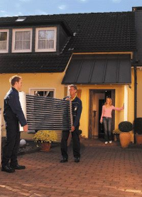 Eine Solarwärmeanlage ist auch nachträglich installierbar Foto: Initiative Solarwärme Plus