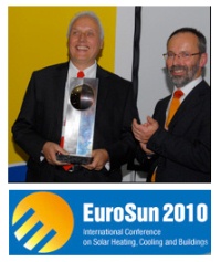 Helmut Jäger wurde für seine umfangreiche Arbeit bei der Entwicklung innovativer thermischen Solartechnologien ausgewählt. Bilder: Solvis