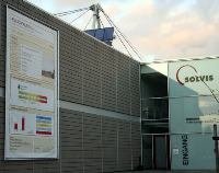 Der größte Energieausweis, der aber gleichzeitig den "kleinsten" Verbrauch aufzeigt, hängt bei Solvis in Braunschweig.