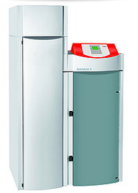 Der Pelletkessel SolvisLino 3 des Unternehmens Solvis,.......
