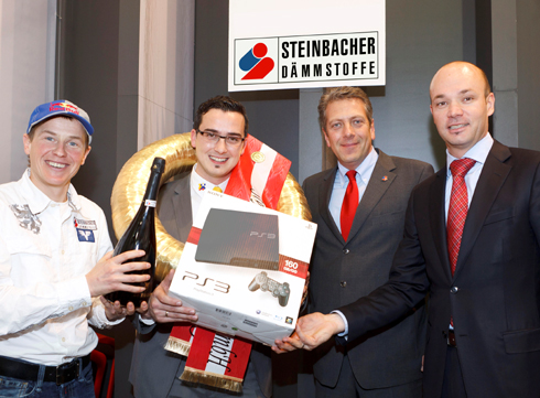 Vollgas, voller Erfolg (v.li.): Andreas „Goldi“ Goldberger,...