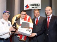 Vollgas, voller Erfolg (v.li.): Andreas „Goldi“ Goldberger,.......