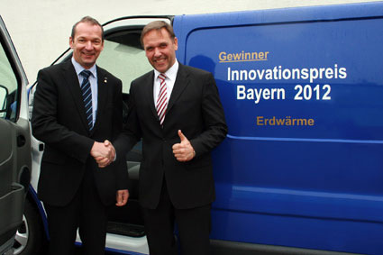 Georg Goldbach (links) und       Harry Steinhäuser...