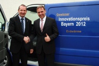 Georg Goldbach (links) und       <br />Harry Steinhäuser (rechts). Bild: Uponor                   <br />
