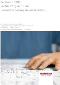 Die Seminarbroschüre 2012 kann jetzt bei STIEBEL ELTRON angefordert werden. 